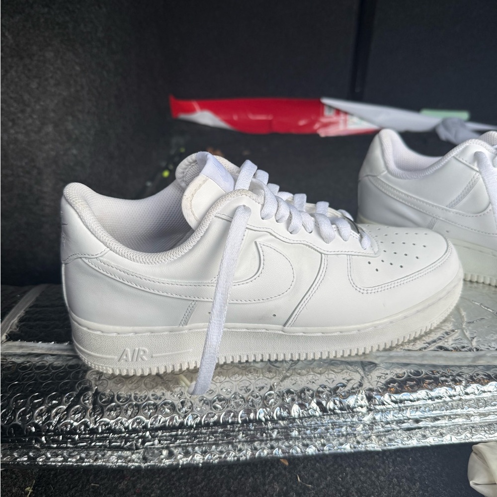 Nike White Leather Sneakers